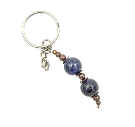 Lapis Lazuli Copper Keychain